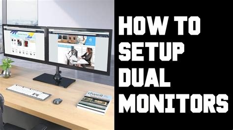 hook up dual screen monitors